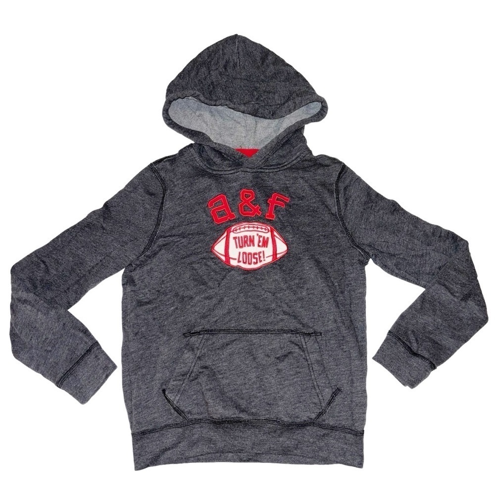 Boys Abercrombie and Fitch football hoodie